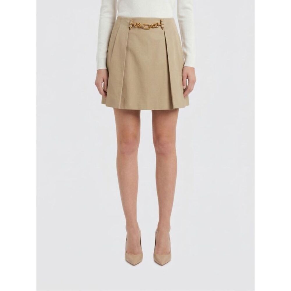 Balmain Skirt Woman Beige - Picture 1 of 2